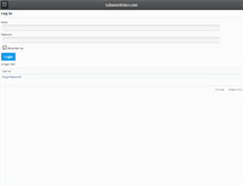 Tablet Screenshot of mail.lebanonvoice.com